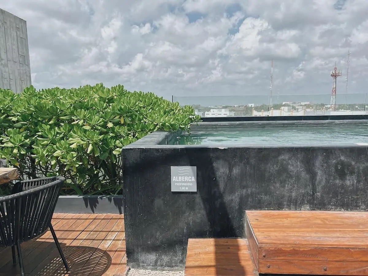 Gym And King Size Bed Main Street Apartment Tulum