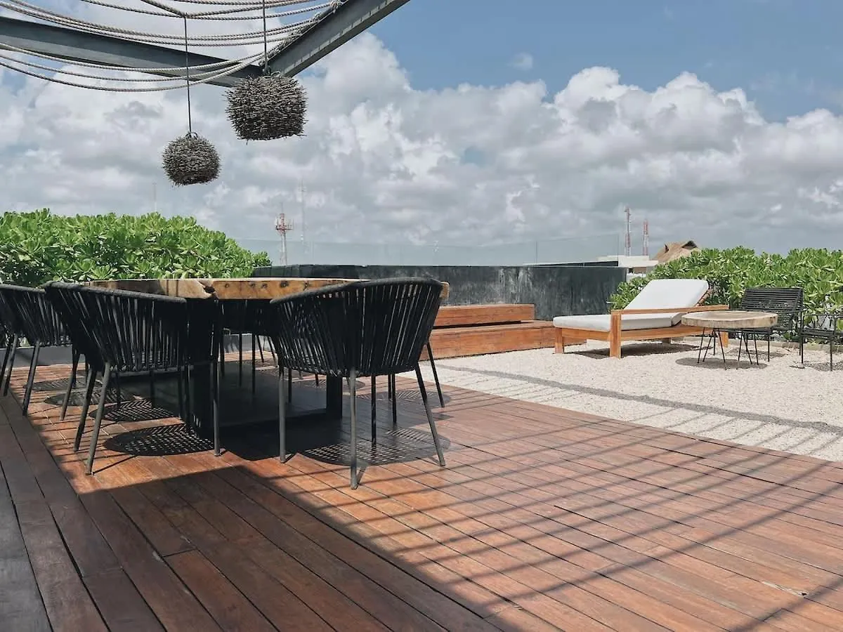 Gym And King Size Bed Main Street Apartment Tulum