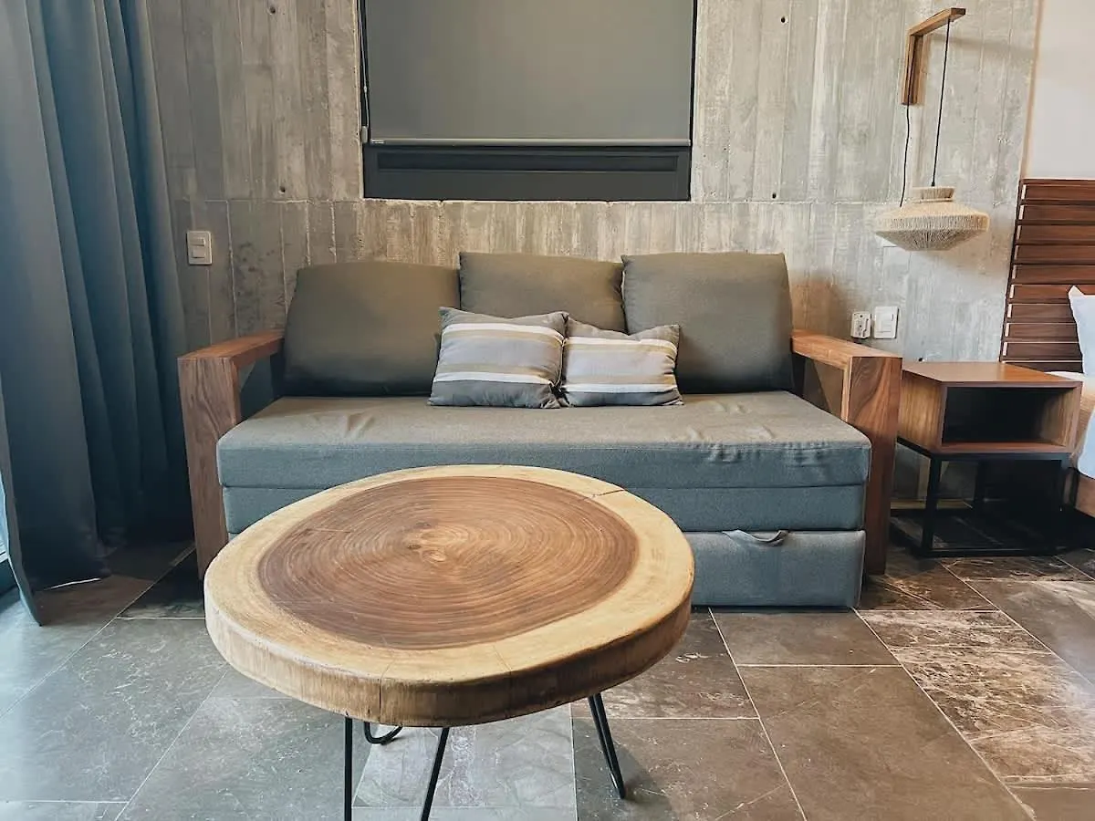 Gym And King Size Bed Main Street Apartment Tulum